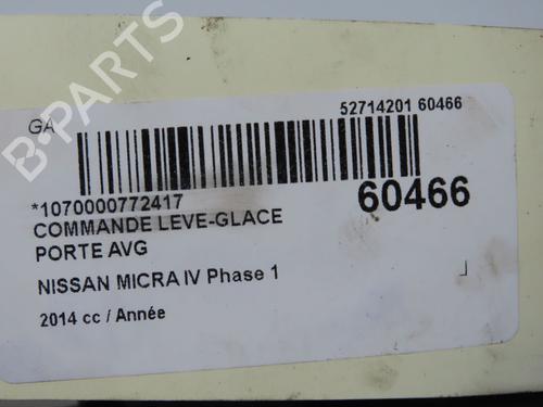 Left front window switch NISSAN MICRA IV (K13K, K13KK) 1.2 | BP38608412I27 - Image 4