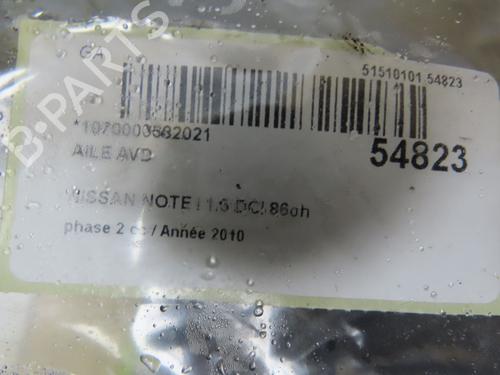right-front-fenders-nissan-note-e11-ne11-2005-2006-2007-2008-2009-2010-2011-2012-2013-31242532 main image