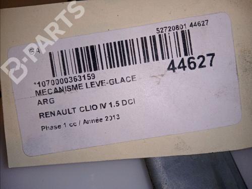 Rear left window mechanism RENAULT CLIO IV (BH_) 1.5 dCi 90 | BP11103116C24 