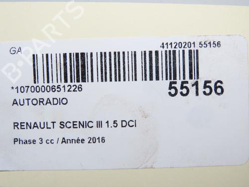Autoradio RENAULT SCÉNIC III (JZ0/1_) 1.5 dCi (110 hp) 32377358