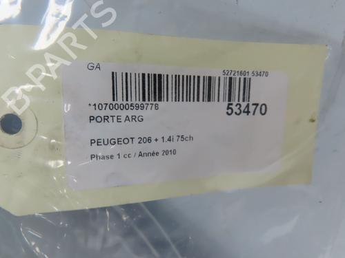 Left rear door PEUGEOT 206+ (2L_, 2M_) 1.4 i (2LKFWA, 2MKFWA) | BP28969016C4 