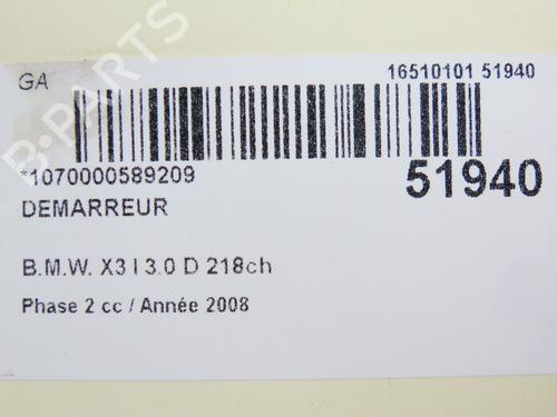 Starter BMW X3 (E83) xDrive 30 d | BP28967003M8