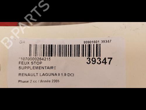 Used Third brake light RENAULT LAGUNA II (BG0/1_) 1.9 dCi (BG08, BG0G) (120 hp) 9611885