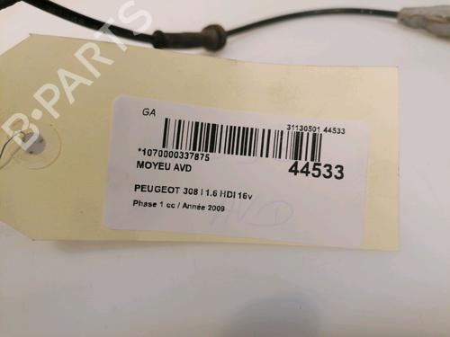 Left front steering knuckle PEUGEOT 308 I (4A_, 4C_) 1.6 HDi | BP14875698M25