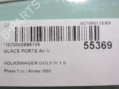 Dør rude ventre foran VW GOLF IV (1J1) 1.9 TDI (130 hp) 30767483