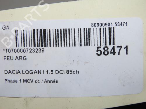 Used Left taillight Left taillight DACIA LOGAN MCV (KS_) 1.5 dCi (KS0W) (86 hp) 33969372 33969372