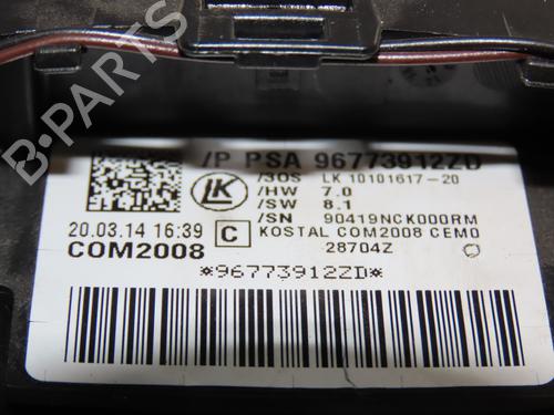 Steering column stalk PEUGEOT 5008 (0U_, 0E_) 1.6 HDi | BP30867355I23