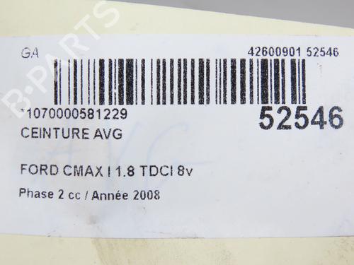 Front left seatbelt FORD C-MAX (DM2) 1.8 TDCi | BP28830800I26 - Image 6