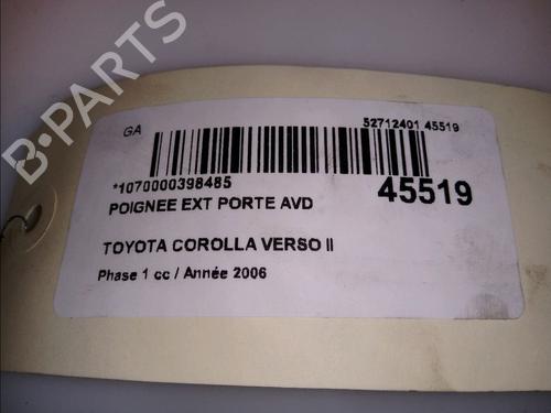 Front right exterior door handle TOYOTA COROLLA Verso (ZER_, ZZE12_, R1_) 2.2 D-4D (AUR10_, AUR10R) | BP23175854C129 