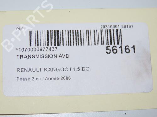 Right front driveshaft RENAULT KANGOO Express (FC0/1_) 1.5 dCi (FC1E) | BP32223355M39 