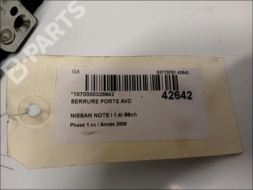 Front right lock NISSAN NOTE (E11, NE11) 1.6 | BP10063523C97 