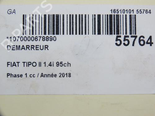 Starter FIAT TIPO Hatchback (356_, 357_) 1.4 (356HXA1B, 357) | BP30164277M8 