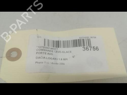 Used Left front window switch Left front window switch DACIA LOGAN (LS_) 1.6 (LS0B, LS0D, LS0F, LS0H) (87 hp) 9600322 9600322
