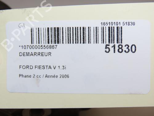 Used Starter FORD FIESTA V (JH_, JD_) 1.3 (69 hp) 28828985