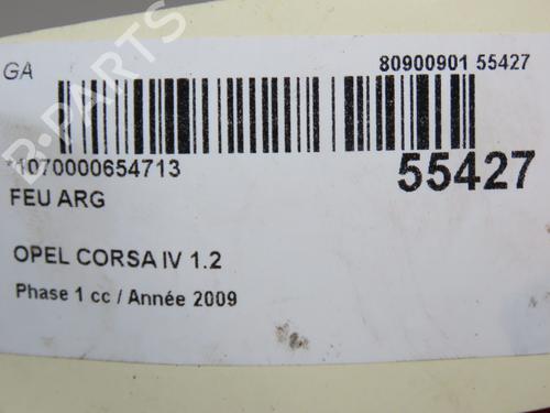 Left taillight OPEL CORSA D (S07) 1.2 (L08, L68) | BP30652545C34 