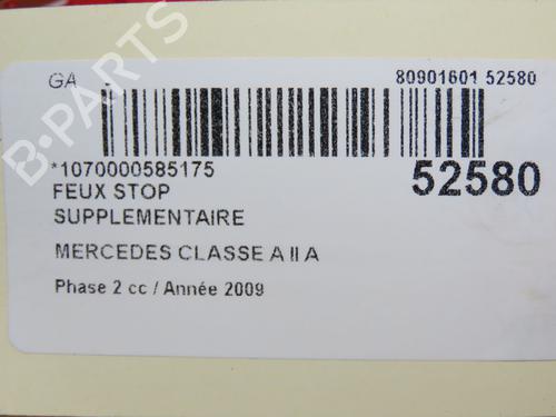 Used Third brake light MERCEDES-BENZ A-CLASS (W169) A 180 CDI (169.007, 169.307) (109 hp) 28832879