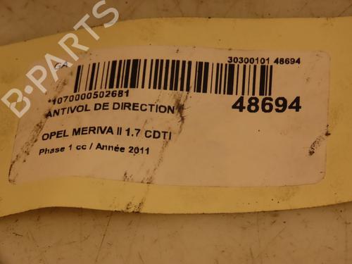 Ignition barrel OPEL MERIVA B MPV (S10) 1.7 CDTI (75) | BP16769516M48 