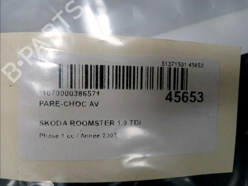 Used Front bumper SKODA ROOMSTER (5J7) 1.9 TDI (105 hp) 23175305