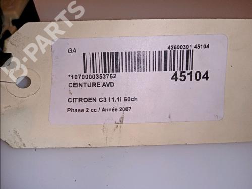 Front right belt tensioner CITROËN C3 I (FC_, FN_) 1.1 i | BP11101626C88 