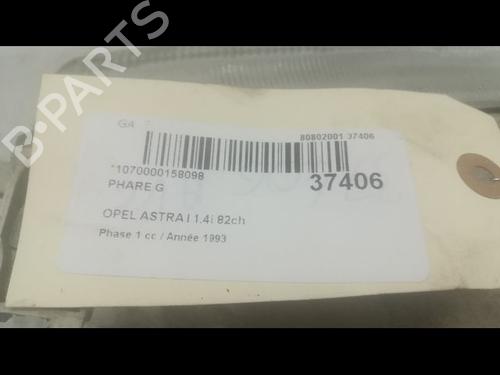 Used Left headlight OPEL ASTRA F Hatchback (T92) 1.4 Si (F08, M08, F68, M68) (82 hp) 23177748