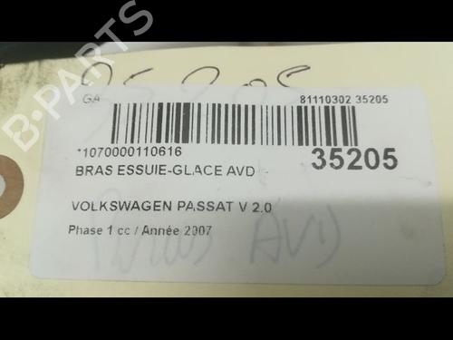Used Front windshield wiper arm VW PASSAT B6 Variant (3C5) 2.0 TDI 16V (140 hp) 14881115