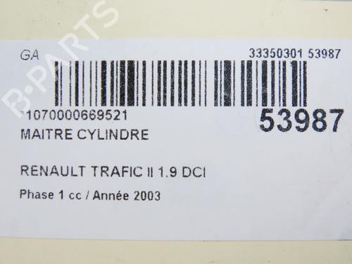 Brake master cylinder RENAULT TRAFIC II Bus (JL) 1.9 dCI 80 (JL0B) | BP34572803M77  - Image 6