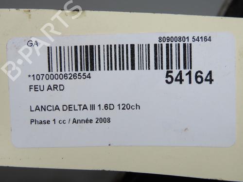 Used Right taillight Right taillight LANCIA DELTA III (844_) 1.6 D Multijet (844.AXC11, 844.AXC1A) (120 hp) 33279353 33279353