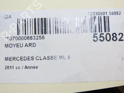 Used Right rear steering knuckle MERCEDES-BENZ M-CLASS (W166) ML 250 CDI / BlueTEC 4-matic (166.004, 166.003) (204 hp) 29294169