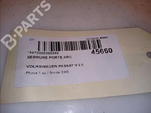 Rear left lock VW PASSAT B6 (3C2) 2.0 TDI 16V | BP12181026C100 