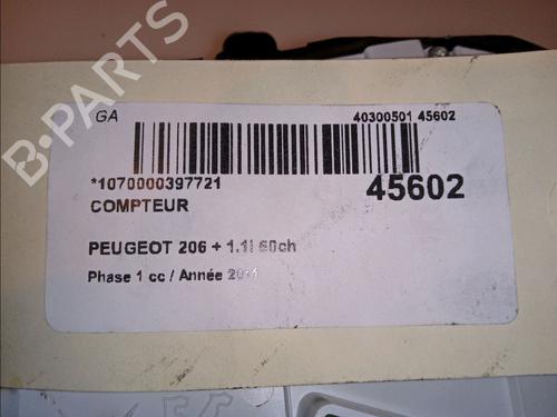 Instrument cluster PEUGEOT 206+ (2L_, 2M_) 1.1 | BP11425794C47