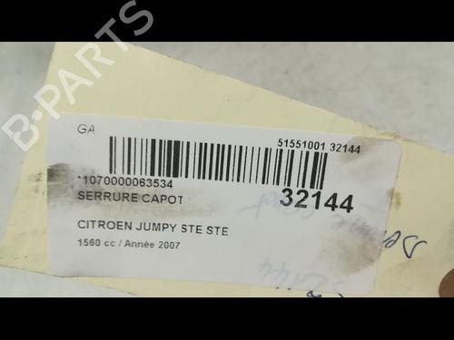 Panserlås CITROËN JUMPY II Van 1.6 HDi 90 16V (90 hp) 9598442