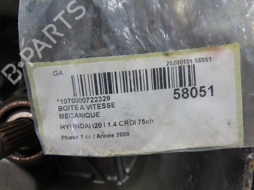 gearbox-hyundai-i20-i-pb-pbt-2008-2009-2010-2011-2012-2013-2014-2015-40162895 main image