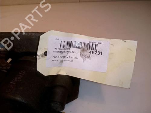 Used Left front brake caliper FORD FIESTA V (JH_, JD_) 1.4 TDCi (68 hp) 23174128