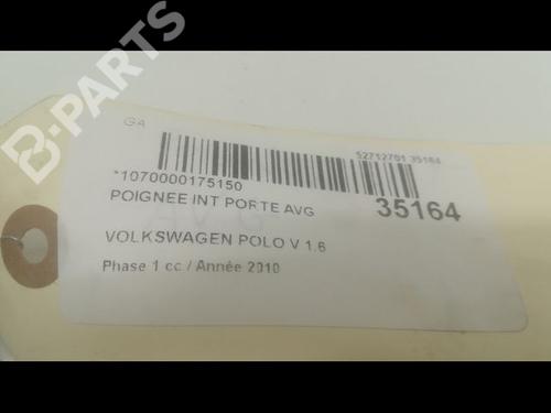 Front left interior door handle VW POLO V (6R1, 6C1) 1.6 TDI | BP9602193I13 