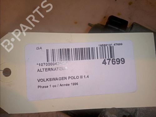 Alternator VW POLO III (6N1) 60 1.4 | BP14996241M7 