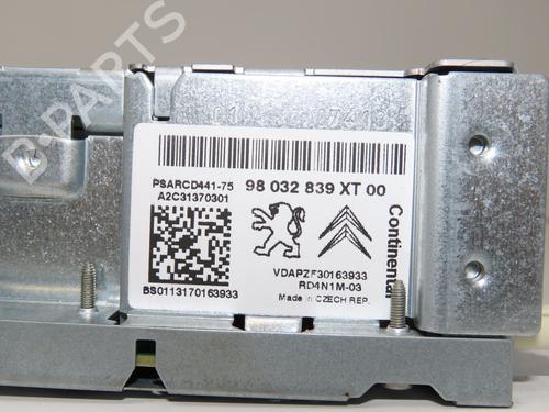 Radio PEUGEOT PARTNER Tepee 1.6 HDi 90 | BP37455495E6 - Image 3