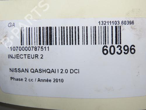 Iniettori Iniettori NISSAN QASHQAI I (J10, NJ10) 2.0 dCi (150 hp) 37455441 37455441