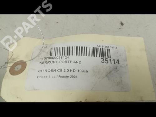 Rear right lock CITROËN C8 (EA_, EB_) 2.0 HDi | BP9597186C99 