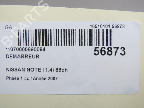 Starter NISSAN NOTE (E11, NE11) 1.4 | BP37252295M8 - Image 7