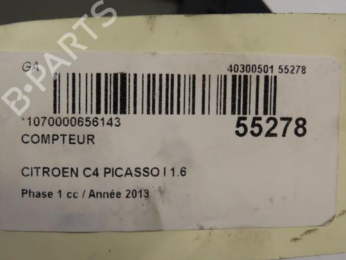 Instrument cluster CITROËN C4 Picasso I MPV (UD_) 1.6 HDi 110 | BP29415157C47