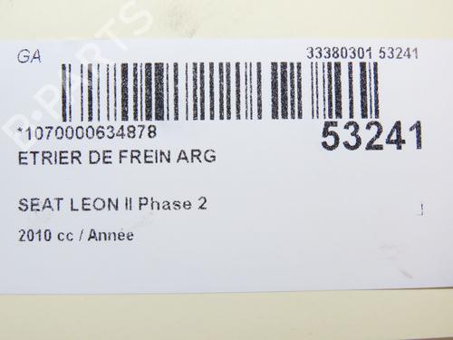 Used Left rear brake caliper SEAT LEON (1P1) 2.0 TDI (170 hp) 28830068