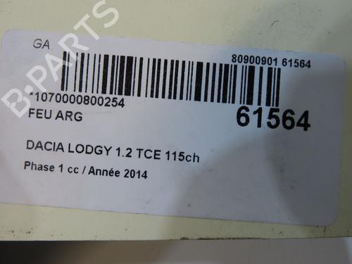 Left taillight DACIA LODGY (JS_) 1.2 TCe (JSAY, JSM0) | BP38915878C34 - Image 5