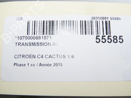 Left front driveshaft CITROËN C4 CACTUS 1.6 HDi 90 | BP29739509M38