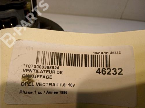 Heater blower motor OPEL VECTRA B (J96) 1.6 i 16V (F19) | BP11343142M62 