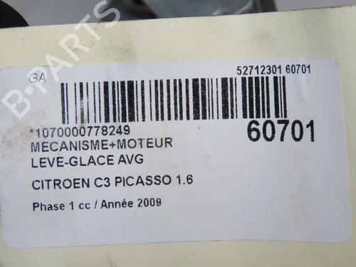 Front left window mechanism CITROËN C3 Picasso (SH_) 1.6 HDi | BP37432603C22 - Image 5