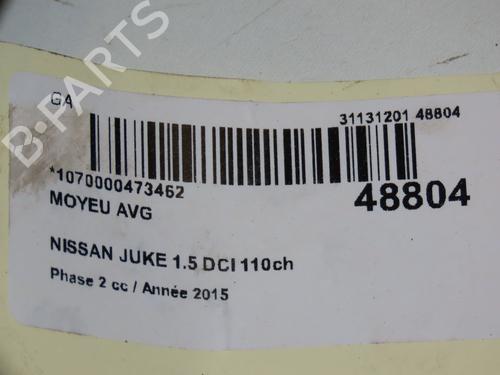 Right front steering knuckle NISSAN JUKE (F15) 1.5 dCi | BP17488240M26 