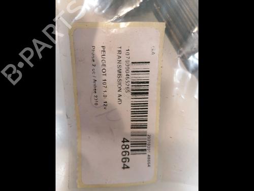 Right front driveshaft PEUGEOT 107 (PM_, PN_) 1.0 | BP15841762M39 