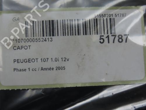 Hood PEUGEOT 107 (PM_, PN_) 1.0 | BP29170480C1