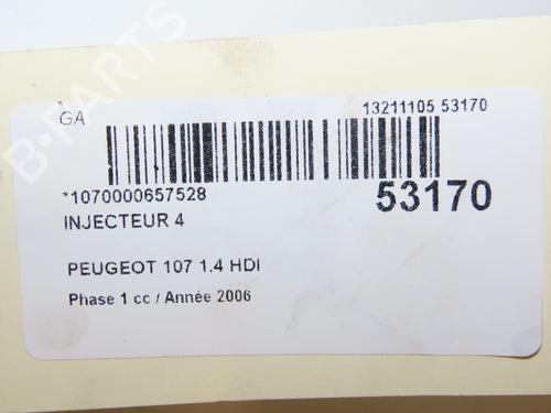 Used Injector PEUGEOT 107 (PM_, PN_) 1.4 HDi (54 hp) 28828866