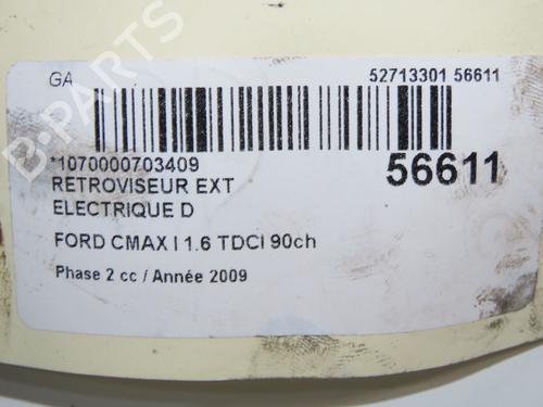 Right mirror FORD C-MAX (DM2) 1.6 TDCi | BP32354760C27